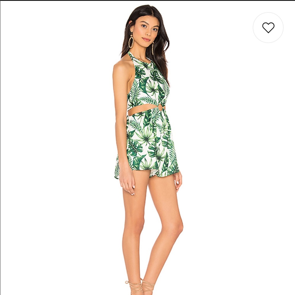 REVOLVE Eliana O-Ring Cut Out Romper NWT
